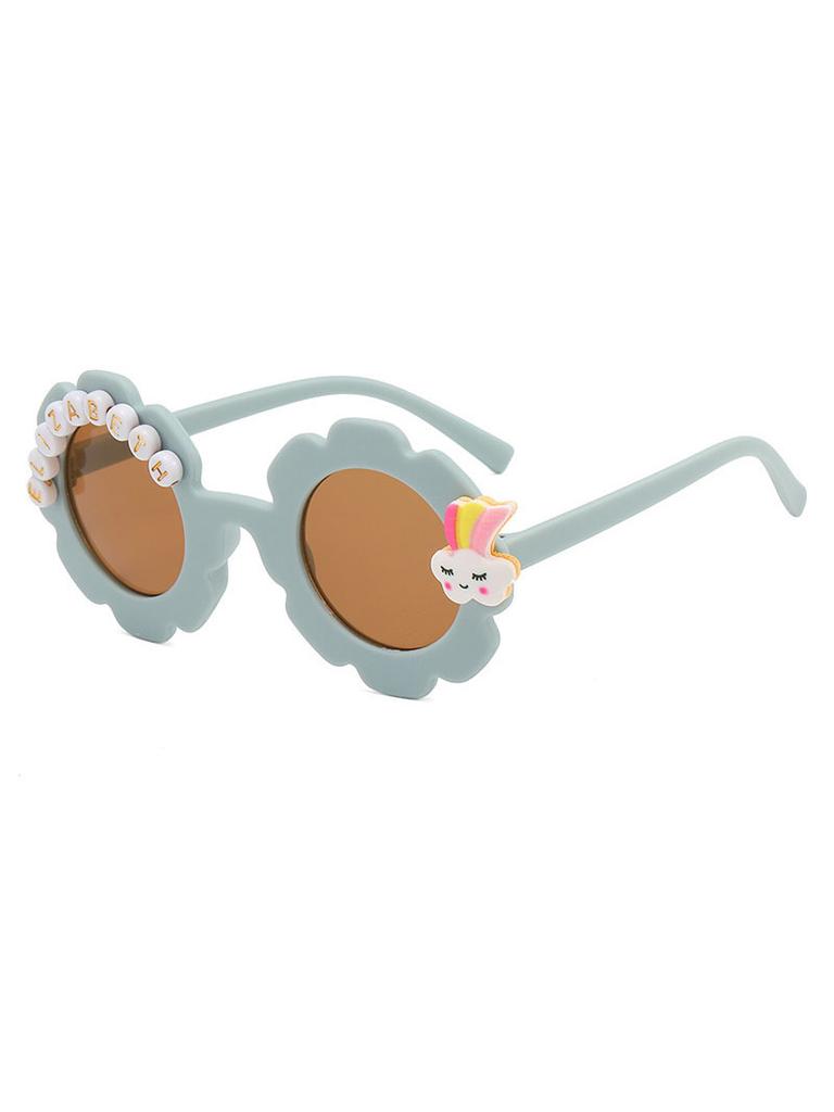 2026 Adorable Bunny Flower Kids ELIZABETH Sunglasses Matte Toddler Cute Summer Vacation Eyewear Outdoor Sun Glasses KJ265