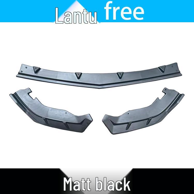 Compatible Lantu 21-23 Front Lip Spoiler & Skirts Kit - Anti-Scratch, Aggressive Style, Large/Small Body Kits