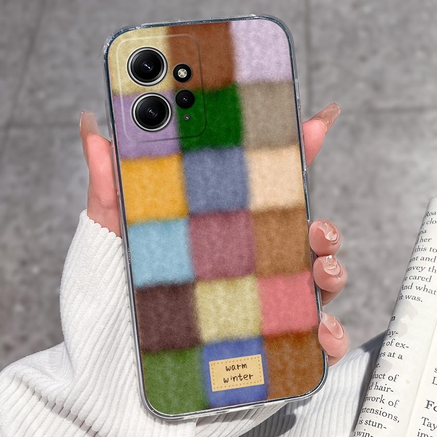 Luxury Transparent TPU Shockproof Phone Case For Redmi Note 12 11 11T Pro Plus 12S 11S 11SE 12Turbo Beautiful Girl Pattern Soft Casing For Redmi Cover