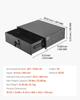 3U Rack Mount Drawer, 22.68 kg Max Load-Bearing, Lockable Server Cabinet Case, Sliding Drawer with Lock and Cable Management Holes, for Network