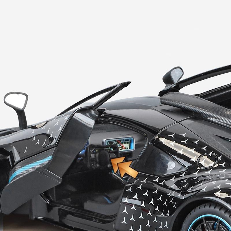 1:18 Mercedes Benz AMG ONE 300SL GTR GT Supercar Alloy Metal Diecast Model Car High Simulation Collectible Children Toy Car Gift