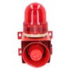 Industrial Siren Alarm Volume Tone Adjustable Waterproof Strong Bright Wall Mount Outdoor Siren Strobe EU Plug 220V
