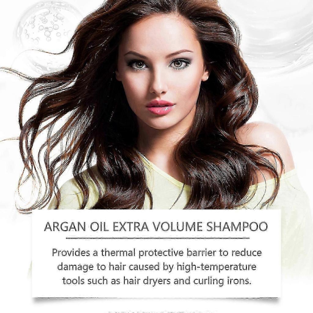 EELHOE Argan Oil Volumizing Shampoo, clean, fluffy and shiny hair nourishing shampoo