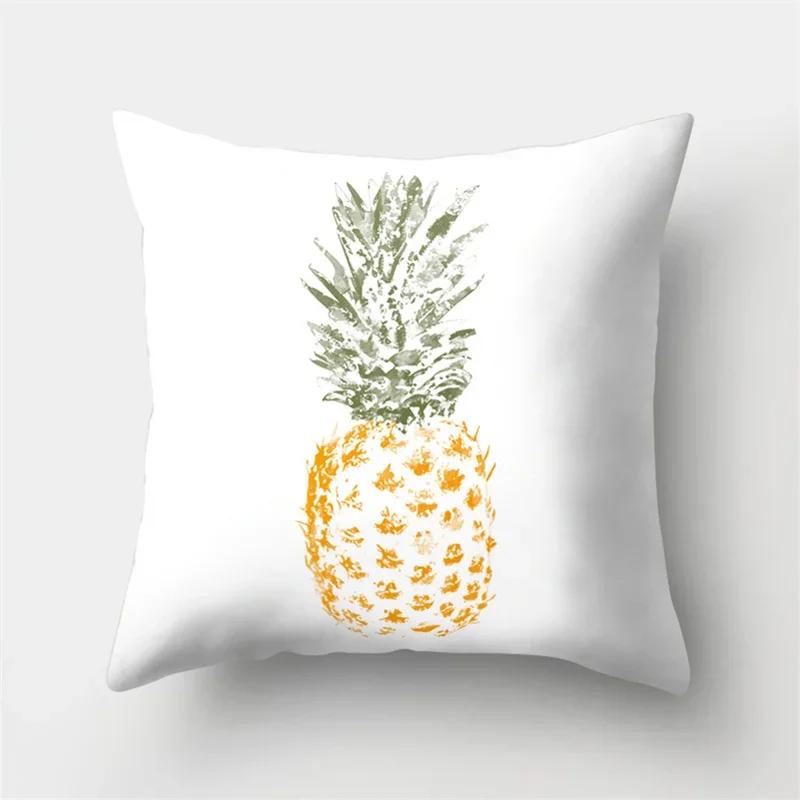 Creative Cartoon Pineapple Fruit Art Bedroom Sofa Car Waist Cushion Pillowcase Home Decoration