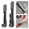 Portable 120PSI Bike Pump with Gauge Ergonomic Handle Bike Inflator Labor-Saving Inflation Handheld Bicycle Tire Pump