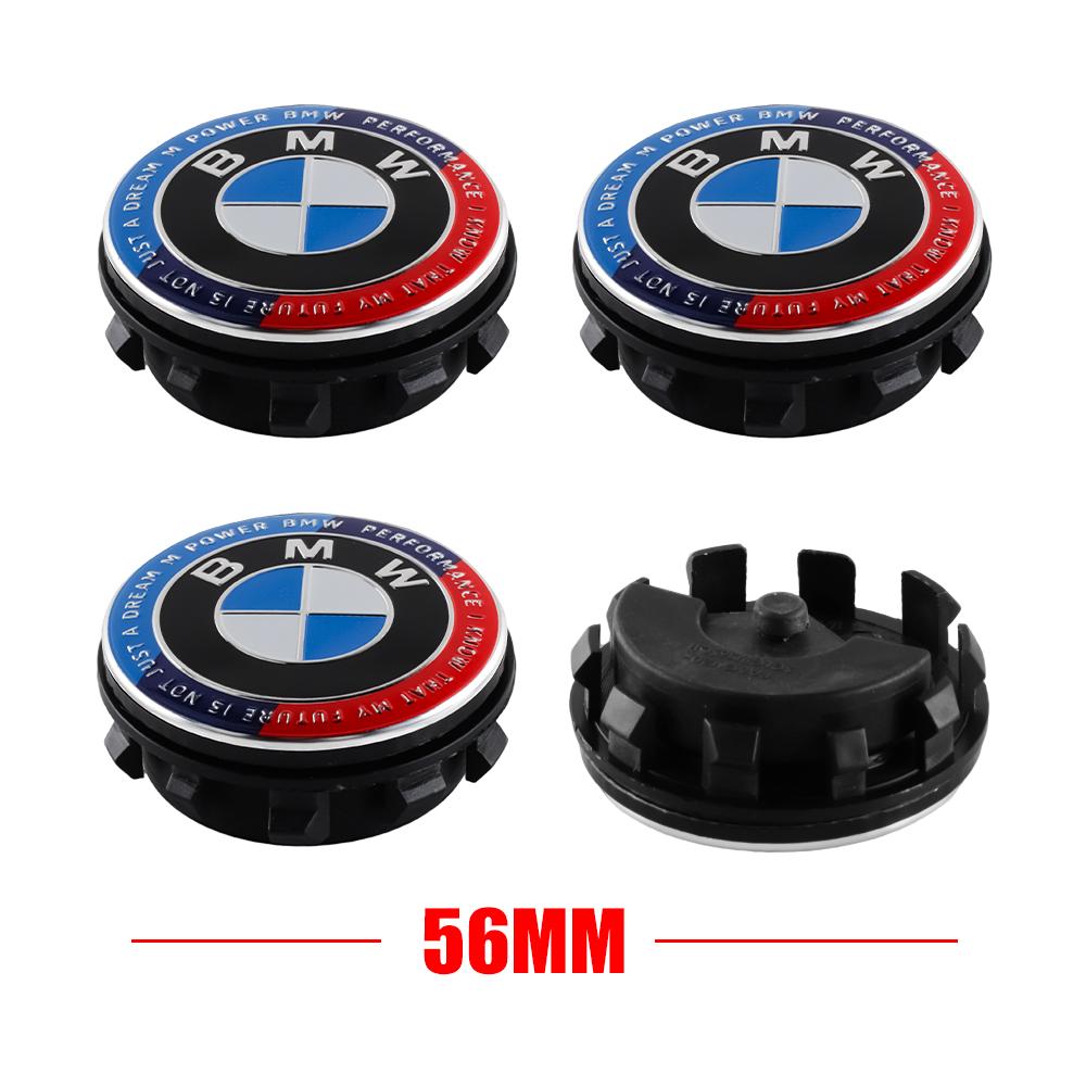 4Pcs 56mm Car Wheel Center Caps Hub Caps Rims Cover Hubcaps Accessories For For BMW X1 X5 E70 X6 E71 Z4 E89 3 Series E90 E91 E60