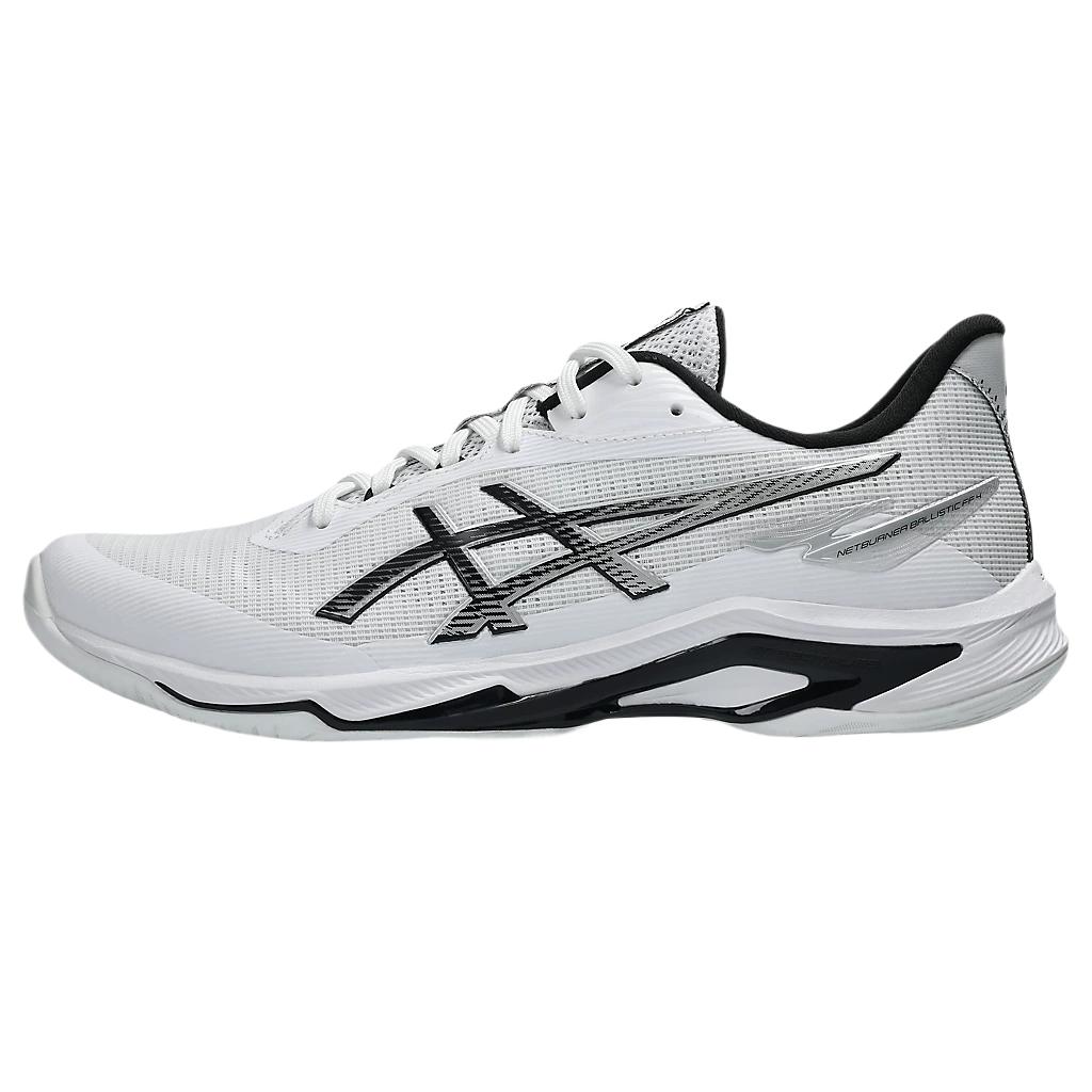 New Asics Netburner Ballistic FF Low Top Training Shoes Men's Gray Black 1051A088-100