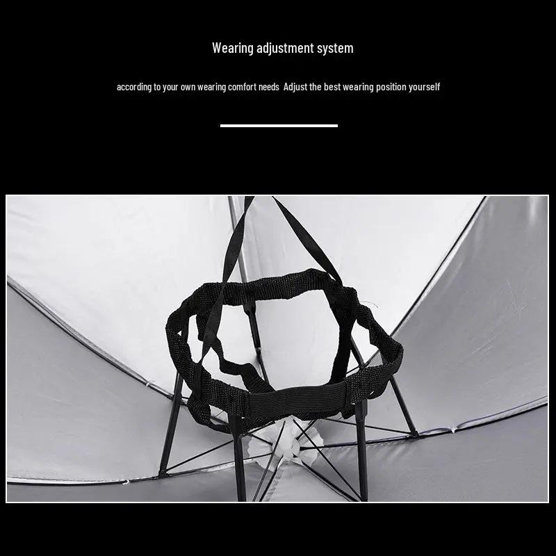 

Новичок 1.6 Эксклюзив: Портативный головной рыболовный зонт для защиты от солнца и дождя Random Color - Child - 1 Piece