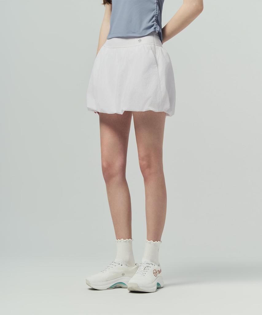 SERGIO TACCHINI W Light Stretch Balloon Skirt (White)