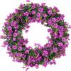 Realistische künstliche Pflanzen mit Plastikblumen, 1,8 Meter, Simulationspflanze, Hängedekoration für Kaminsimse, Wand