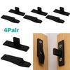Bracket Panel Clips Tool Accessories 4 Pair ABS Plastic Material Plinth Fasteners For Fixed Kitchen And Cabinets