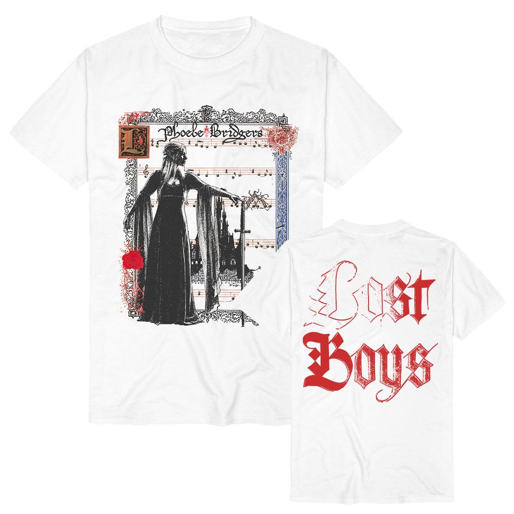 Lost Boys Sword Tee Phoebe Bridgers Singer Design T-shirt Graphic Print Merch Unisex Streetwear Short Sleeve Cotton Female Shirt