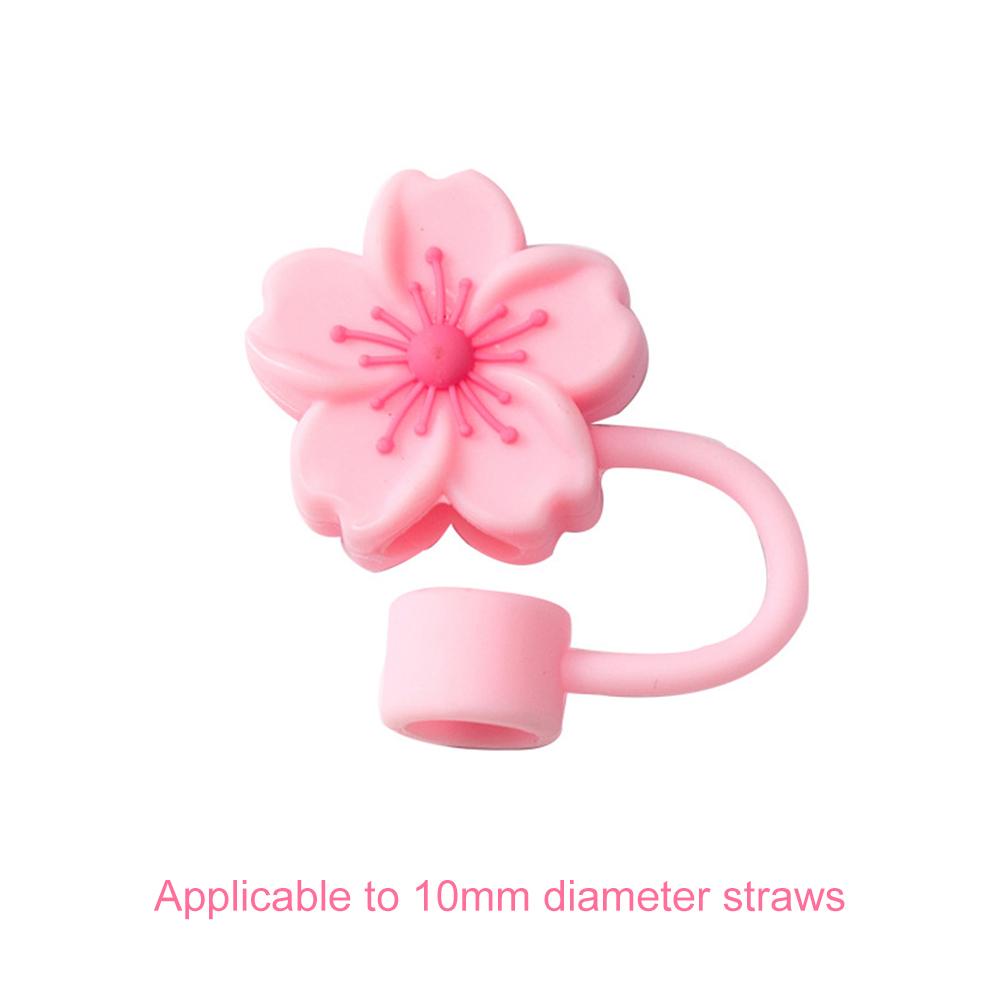4/6Pcs Silicone Straw Tips Protectors 10mm Cute Straw Tips Lids Protectors Drinking Caps Straws Stopper for Stanley 30/40OZ Cups