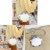 White Cartoon Penguin Cosplay Crossbody Bag With Nylon Lining And Inner Pocket For Teens