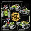 Moc 705Pcs 5 In 1 Creative Electric Rc Lunar Versatile Robot Model Assembly Diy Building Blocks Children'S Puzzle Toy Gift