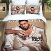 Lateinischer Sänger Romeo Santos Bettwäsche-Set Bedrucktes Bettwäsche-Set Mit Kissenbezug Bettdeckenbezug Weich Queen King Size Bettwäsche Heim-Geschenk