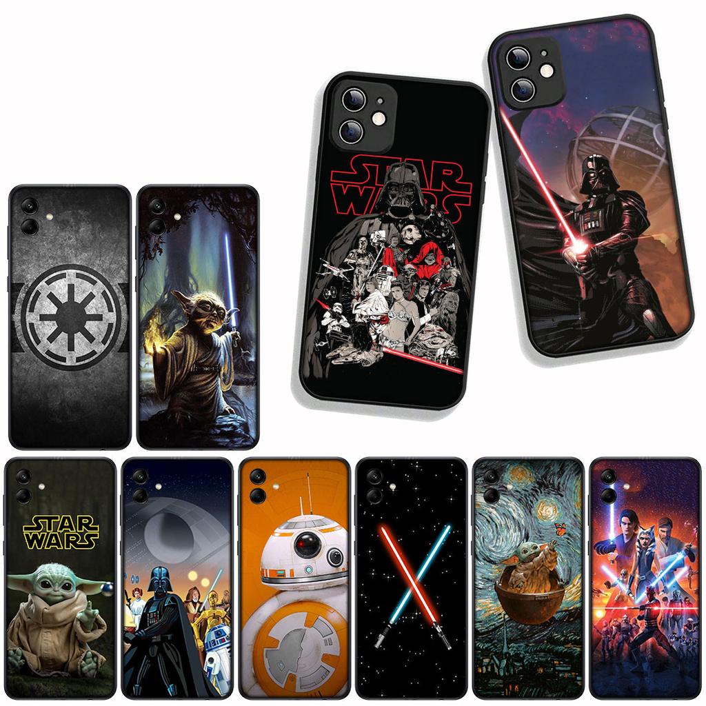 For Apple iPhone 16 15 14 Plus 13 12 Mini 17 Pro Max + 16E Air 16+ ProMax Phone Cover Case Stars Darths Wars Yoda Vader
