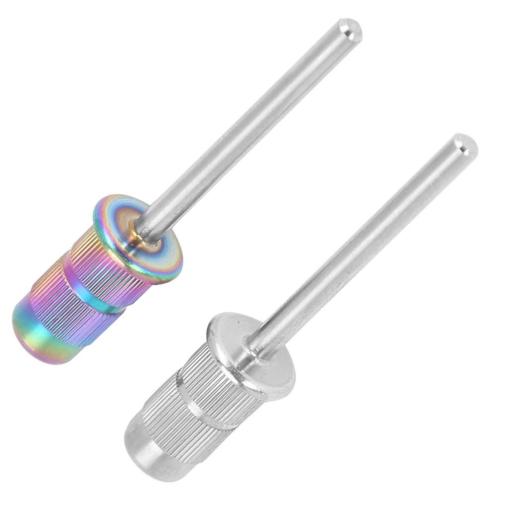 Nail Art Mandrel Bit Stainless Steel Nail Drill Bits Manicure Tool Accessory for Sanding Band