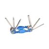 Aluminum Alloy Construction Foldable Hex Wrench Foldable Design