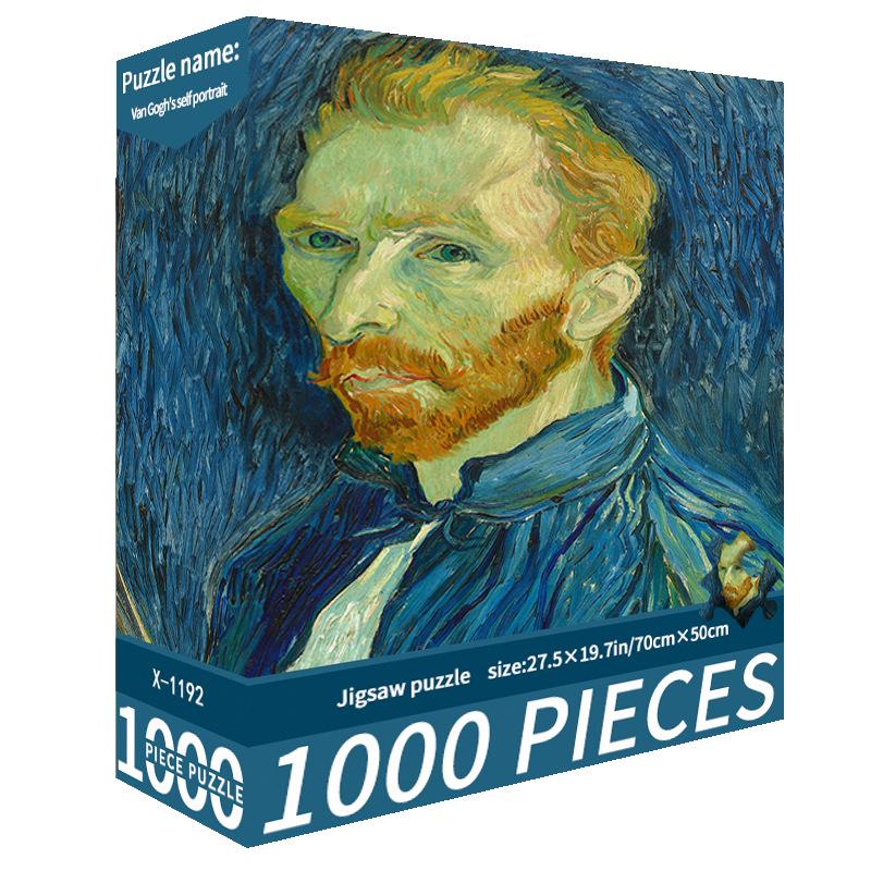 1000-Piece Cute Challenging Educational Jigsaw Puzzle for Adults - Stress Relief Birthday Gift for Her