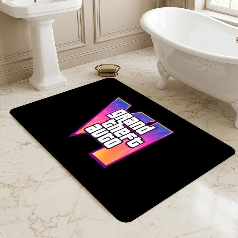 Gta Vi Living Room Nonslip Area Rug Soft Carpet For Bedroom Game Playroom Sofa Office Home Decor Doormat Christmas Gift C929950