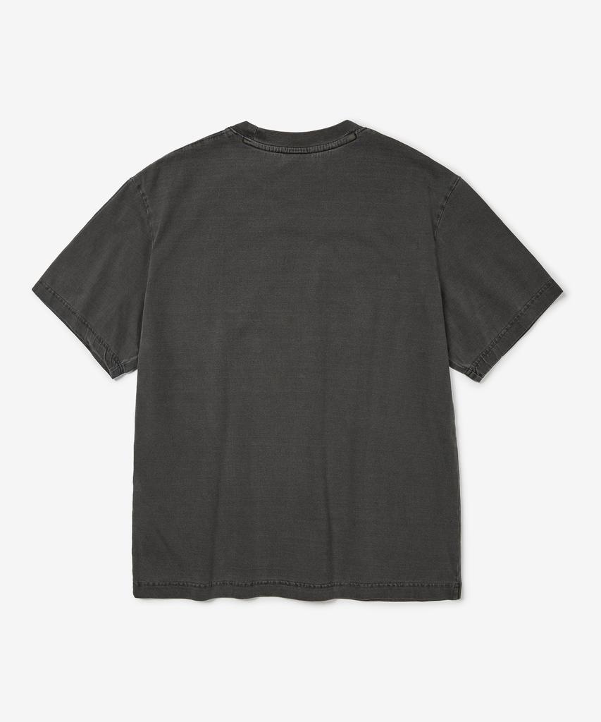 NOT ONLY FOR TODAY Noft Arena Pigment Short Sleeve T-Shirt [Charcoal Gray]