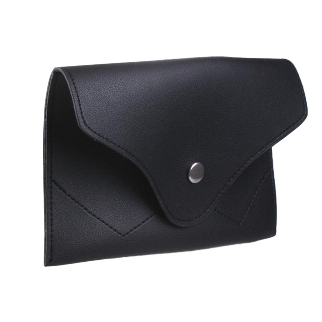 Shoulder Bag Waist Band Mini PU Leather Women Clothing Accessory - Black, as described