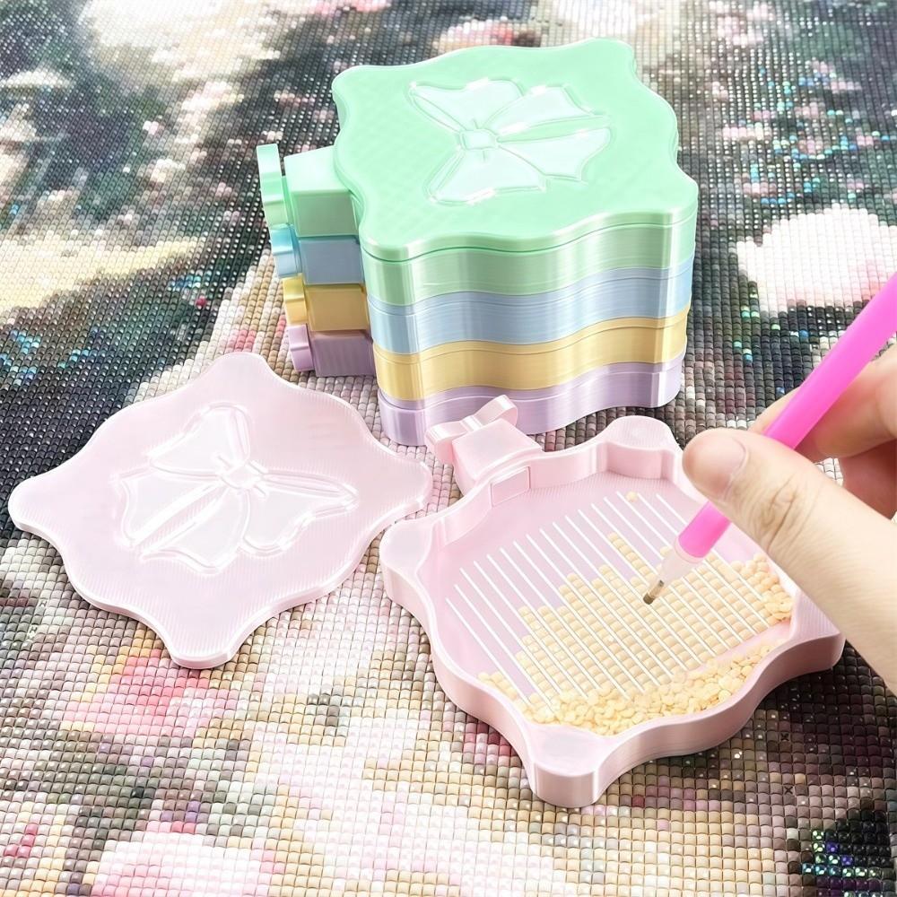 DIY Basteln Große Diamantmalerei Schale Stickerei Bohrer Aufbewahrungsbox für Nagelkunstzubehör