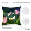 Heartwarming Illustrations Cushion Cover Pattern Printed Pillowcase For Living Room Sofa Cushion Cover & Bedroom Decor