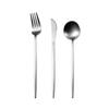 304 stainless steel matte Portuguese western food knives, forks and spoons multi-specification desserts restaurant value tableware gifts