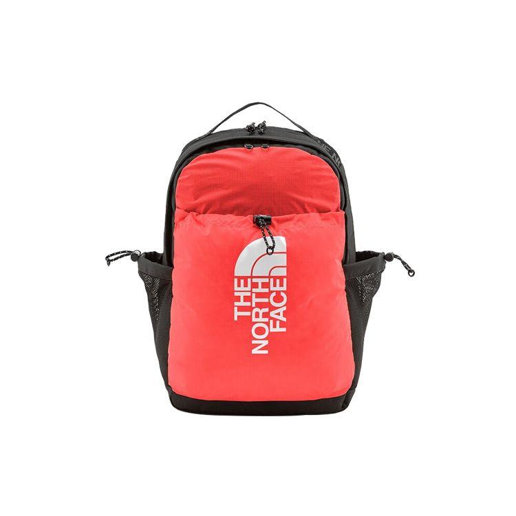 The North Face 19L Sports Casual Trend Logo Zipper Backpack Unisex Backpack Orange Black NF0A52TBZV1 Orange/Black
