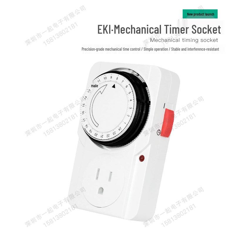 24-Hour Mechanical Timer Switch for US Outlets