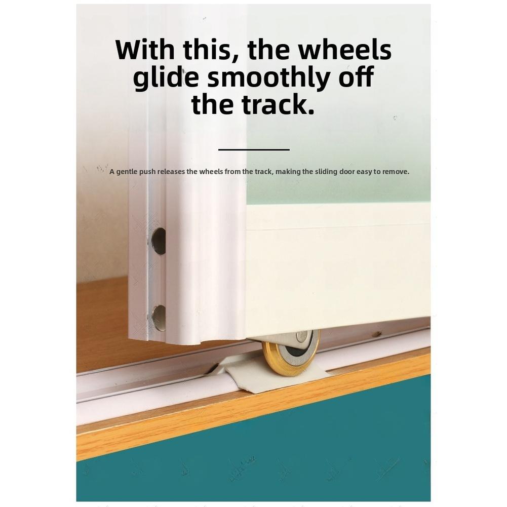 Plastic Wardrobe Wheel Installation Aid Block Auxiliary Block Wardrobe Wheel For Bathroom Sliding Door Wheel Disassembly