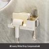 Bydoll Drill-Free Wall-Mounted Hair Dryer Holder