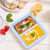 3Pcs Silicone Freezer Tray Kitchen Rectangular Ice Cube Mold 2 Cup Snack Soup Cube Mold Food Freezer Molds Container