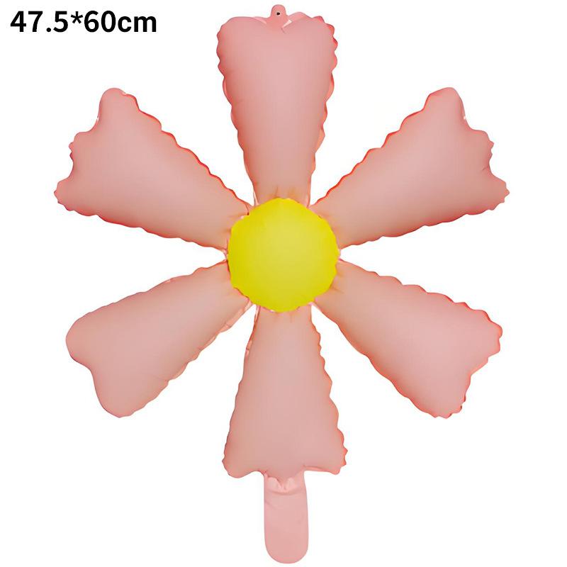 Small White Daisy Balloon Photo Props Wind Birthday Arrangement 61 Stall Smiley Face Sunflower Balloon