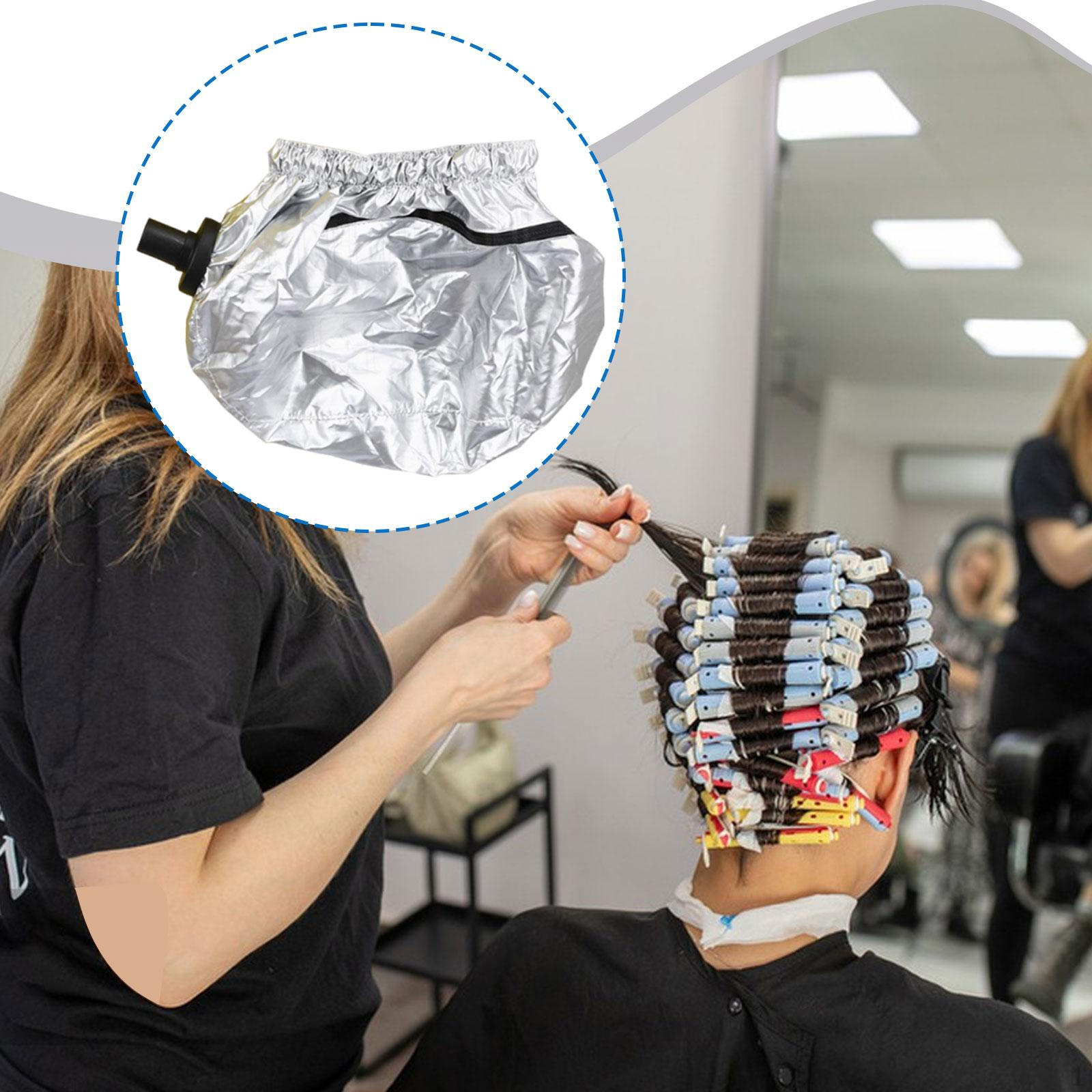 

Attachment Portable Men and Women Heating Cap Soft Home Steamer Hood Hooded Hairs Dryer Steam Sitting Type