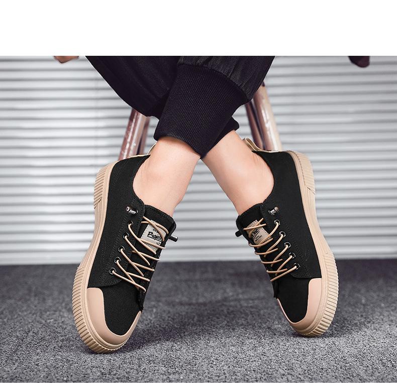 Fashion Sneakers casual shoes 2024 spring and autumn new breathable men's shoes fashion canvas shoes students with men