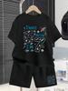 67 Meme T-Shirt for Kids 6-7 Years Old Birthday Party Gift Summer T-Shirt Short Pant Set Casual Boy Girl Short Sleeve Shorts Set