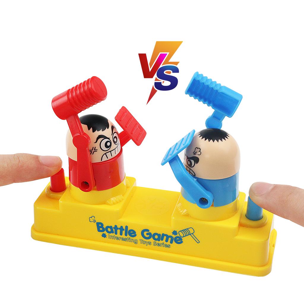 Red and Blue Attack and Defense Battle Toys, Two Person Fight Against Small People, Parent-child Interaction Toys