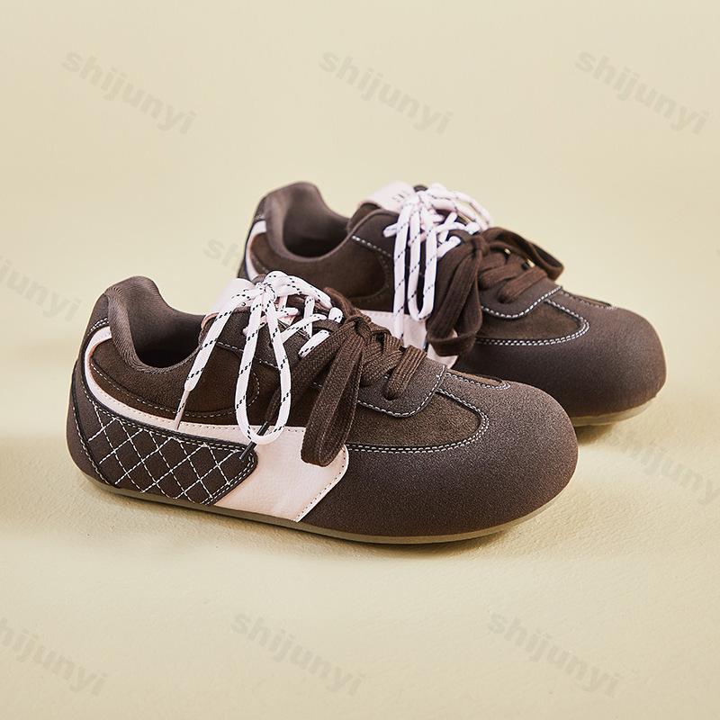 Fashion Women's Shoes 2025 Spring Platforms Sneakers Comfortable Women Vulcanize Shoes Lace Up Non Slip Casual Flat Shoes