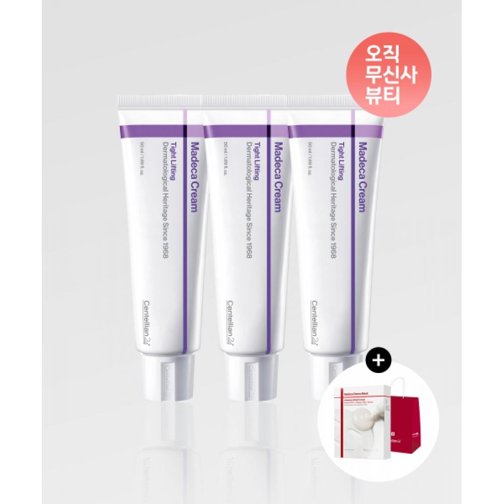 Centellian24 [firming Set] Madeca Cream Tightlifting 50ml 3pcs + Derma Mask 10 Sheets  Choose 1 