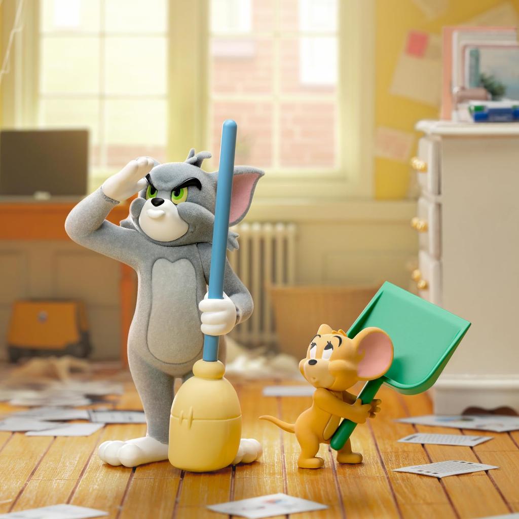 52TOYS BLINDBOX TOM and States of Mind Series Blind Box Trading Tom and Gachapon Collectible Perfect Gift for and 8cm JERRY Figures, Jerry,