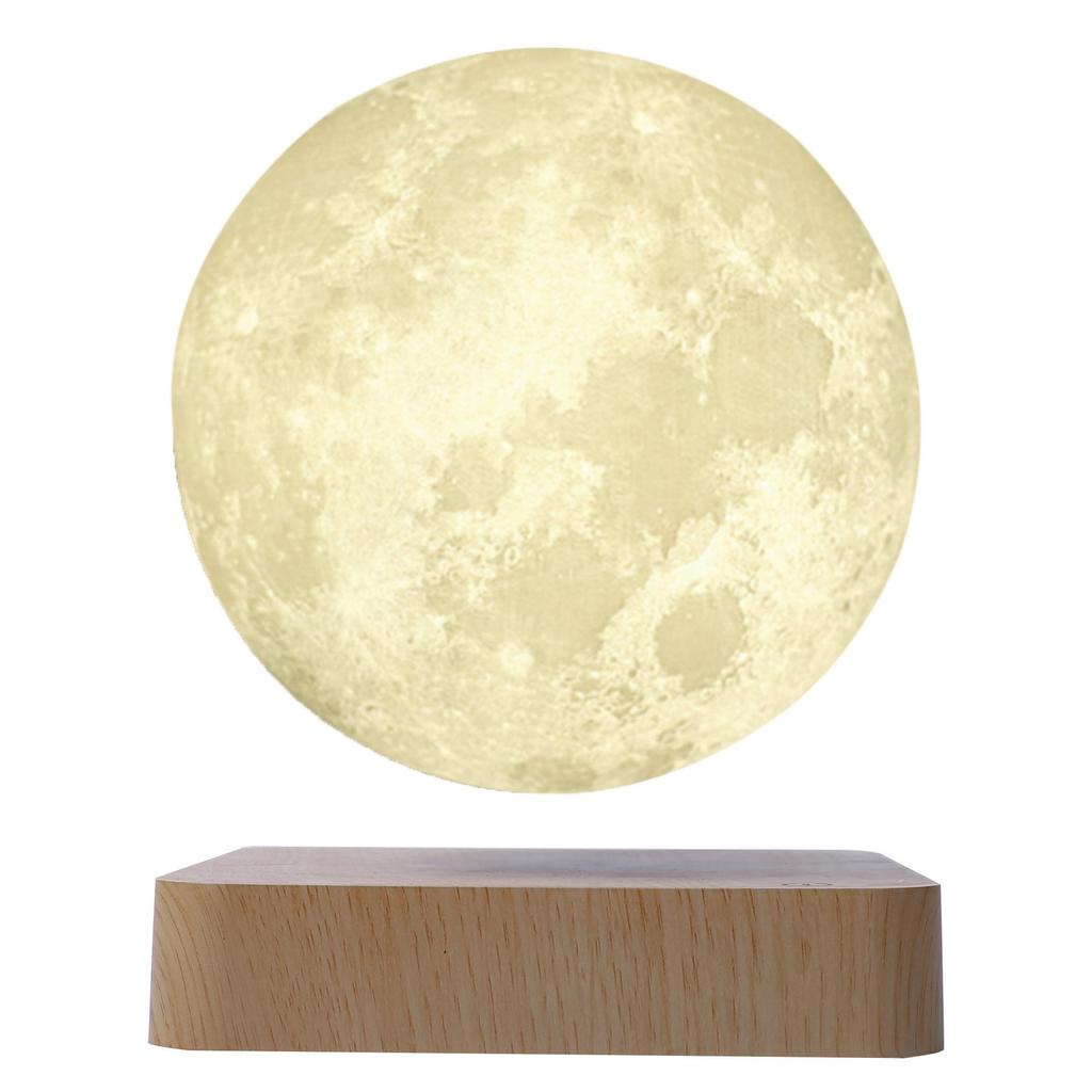 Magnetic Levitation 3D Galaxy Lamp: 14CM Starry Sky Atmosphere Ornament with Black Technology
