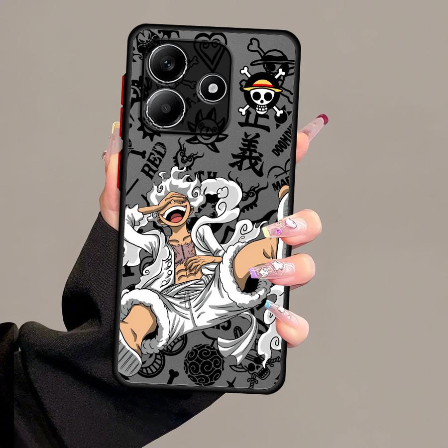 One Pieces Anime Funda Back Phone Cover Case for Xiaomi Redmi Note 14 13 Pro Plus 10 11 9S A4 14C 13C 12