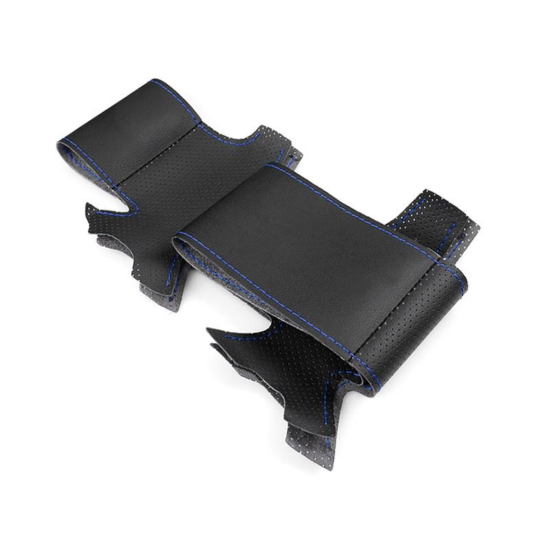 Car Accessories Black Perforated-Microfiber Leather Steering Wheel Cover Trim For VW Golf 4 MK4 1998-2004 Passat B5 1996 - 2005