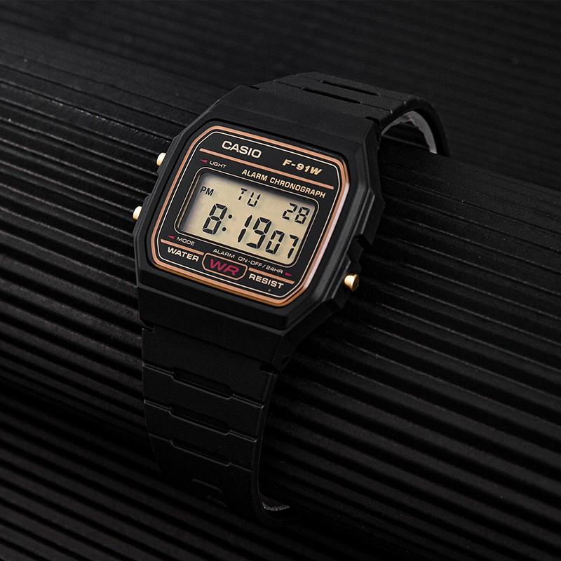 CASIO G-Shock YOUTH VINTAGE F-91WG-9 38.2mm Gray Watch F-91WG-9 F-91WG-9