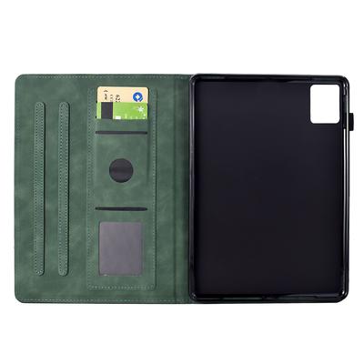 Für Lenovo Tab M11/Xiaoxin Pad 11 2024 Hülle Katzenaufdruck PU-Leder Kartenfächer Tablet-Hülle