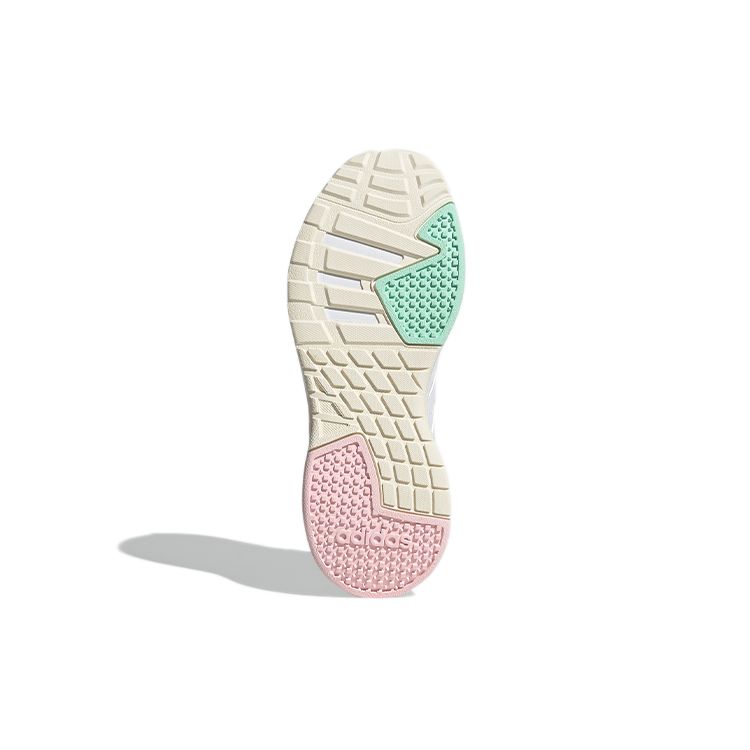 Adidas Neo Roamer Comfortable Non-Slip Durable Breathable Low-Top Casual Shoes Women Shoes White Green Pink FY6704
