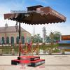 Outdoor Security Booth Sunshade Umbrella with Platform